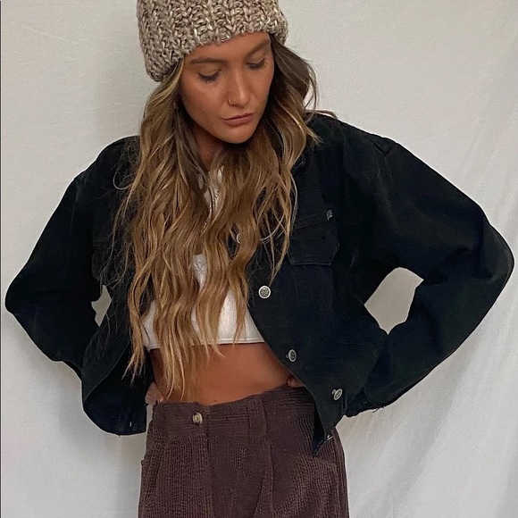 Black Vintage Denim Jacket - Picture 3 of 11